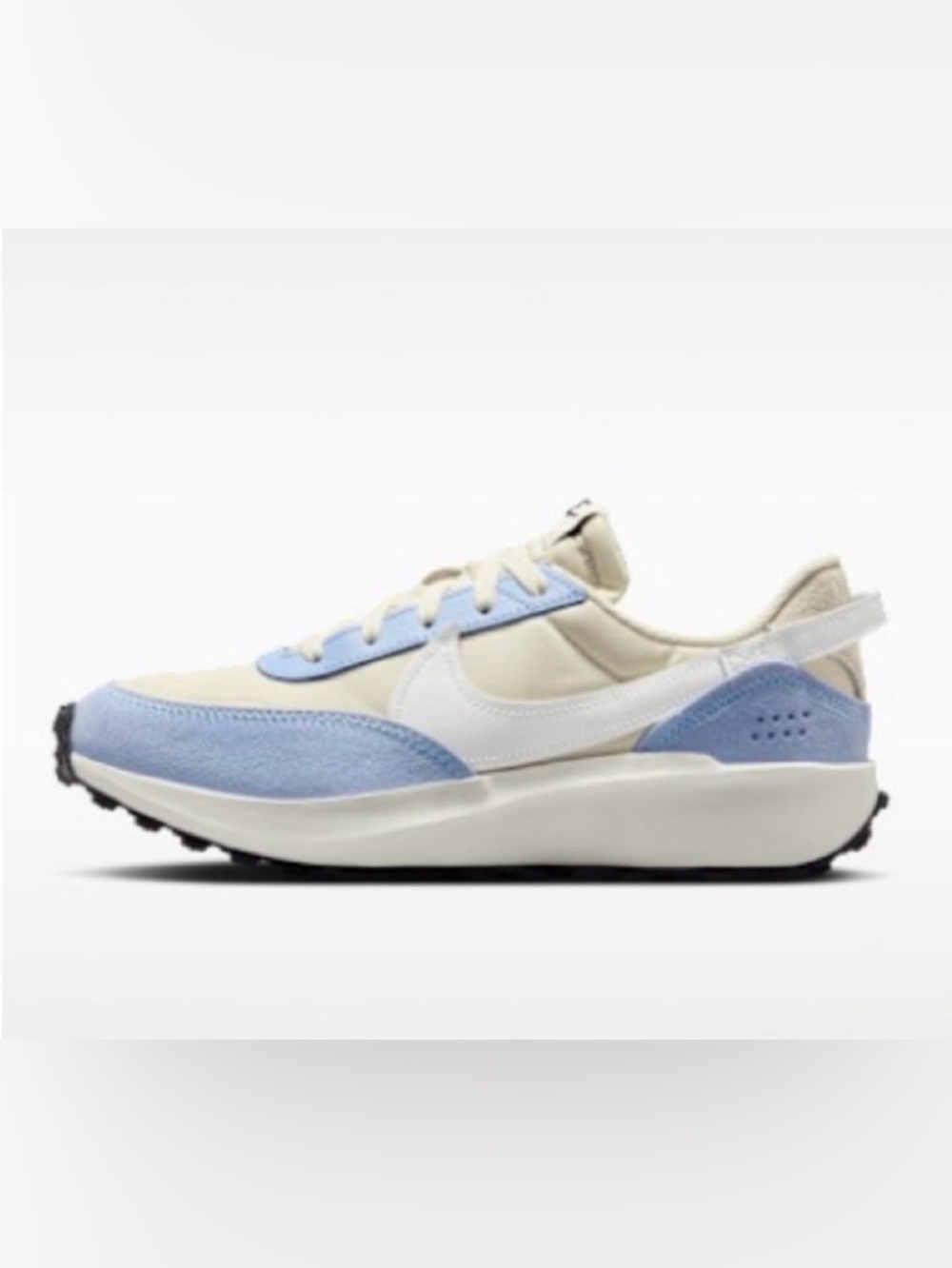 Nike Waffle Debut Sneaker, Women’s 9, Blue/ Cream/ White